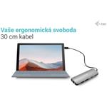 i-Tec USB-C Metal Nano 2x HDMI dokovacia stanica, PD 100W + nabíjačka 100W