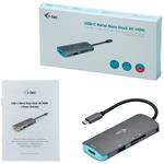 i-Tec USB-C Metal Nano Dock 4K HDMI + Power Delivery 100 W