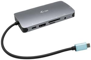 i-Tec USB-C Metal Nano Dock HDMI/VGA with LAN + Power Delivery 100 W