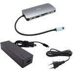 i-Tec USB-C Metal Nano Dock HDMI/VGA with LAN + Power Delivery 100W + adaptér 100W