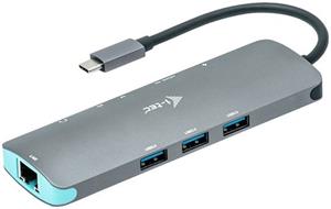 i-Tec USB-C Metal Nano Docking Station 4K HDMI LAN + Power Delivery 100 W