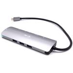 i-Tec USB-C Metal Nano dokovacia stanica 4K HDMI LAN, Power Delivery 100 W + nabíjačka 100W