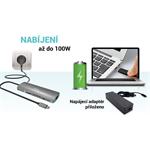i-Tec USB-C Metal Nano dokovacia stanica 4K HDMI LAN, Power Delivery 100 W + nabíjačka 100W