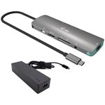 i-Tec USB-C Metal Nano dokovacia stanica 4K HDMI LAN, Power Delivery 100 W + nabíjačka 100W