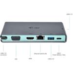 i-tec USB-C Travel Docking Station 1x HDMI 4K Ultra HD alebo VGA 20cm kábel