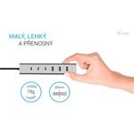 i-Tec USB-C/USB-A Charging Metal HUB 7 Port (3x USB-C, 4x USB-A)