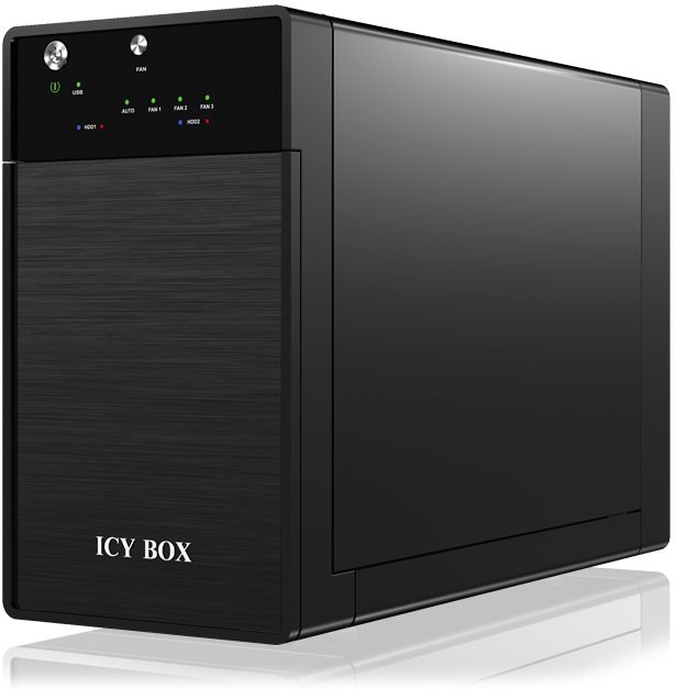 Icy Box IB-3620U3, 2x3,5''