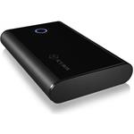 IcyBox External 3,5'' HDD Case SATA I/II/III, USB 3.0, Black