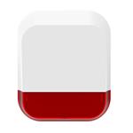 iGET SECURITY DP11 - vonkajšia siréna napájená baterií (nebo adaptéru), pro alarm M4