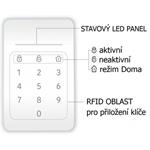 iGET SECURITY M3P13v2 - bezdrátová klávesnice s RFID čtečkou pro alarmy M3 a M4