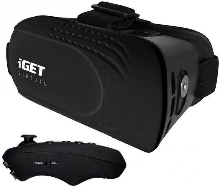 iGET Virtual R2, VR okuliare + BT diaľkový ovládač