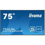 iiyama LH7542UHS-B1 75", čierny