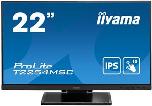 iiyama ProLite T2254MSC-B1AG - LED monitor - 22" (21.5" zobrazitelný) - dotykový displej - 1920 x 1080 Full HD (1080p) @ 60 Hz - 