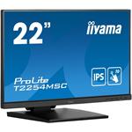 iiyama ProLite T2254MSC-B1AG - LED monitor - 22" (21.5" zobrazitelný) - dotykový displej - 1920 x 1080 Full HD (1080p) @ 60 Hz -