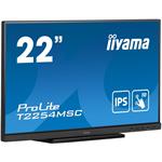iiyama ProLite T2254MSC-B1AG - LED monitor - 22" (21.5" zobrazitelný) - dotykový displej - 1920 x 1080 Full HD (1080p) @ 60 Hz -