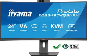 iiyama ProLite/XCB3497WQSNPH-B1/34"/VA/wQHD/120Hz/0,4ms/Black/3R