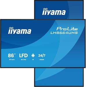 iiyama86" 3840x2160, UHD IPS DLED