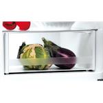 Indesit LI9 S1E S, chladnička kombinovaná, strieborná