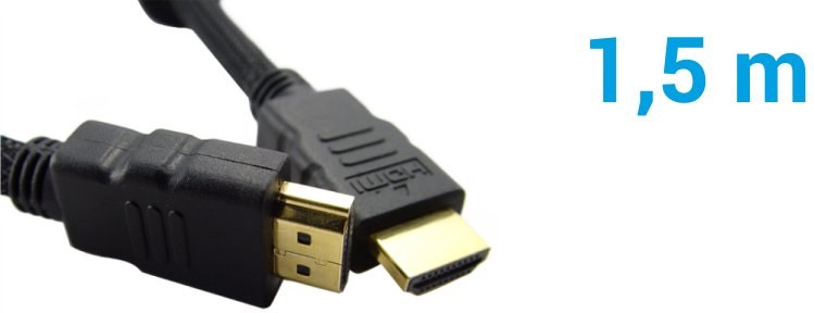 Ineos kábel HDMI v 1.4 M/M Gold, prepojovací 1,5m