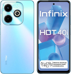 Infinix Hot 40i, 128 GB, modrý