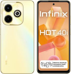 Infinix Hot 40i, 256 GB, zlatý