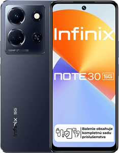 Infinix Note 30 5G,128 GB, Dual SIM, čierny