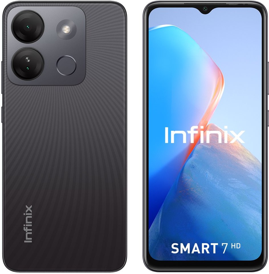 Infinix Smart 7 HD, 64 GB, Dual SIM, čierny - mobil | AKCIA