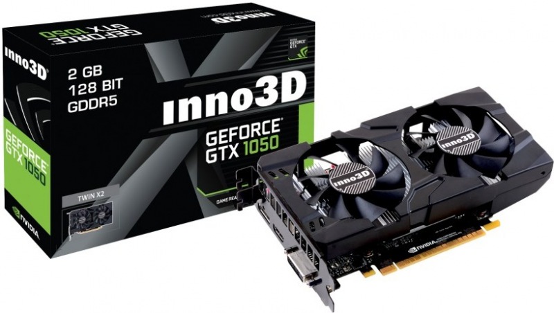 Inno3D GeForce GTX 1050 Twin X2, 2GB