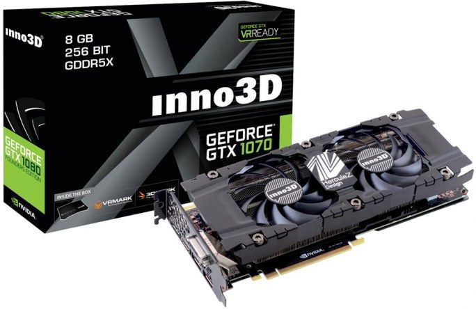 Inno3D GeForce GTX 1070 Twin X2, 8GB