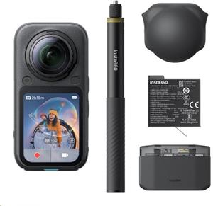 Insta360 X6 Essentials Bundle, športová kamera, čierna