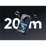 Insta360 X6 Standard Bundle, športová kamera, čierna