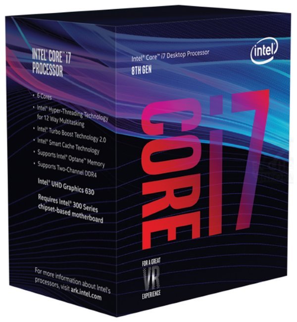 INTEL Core i7-8700, Tray