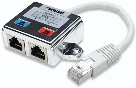 Intellinet 2-port modullar distributor, FTP RJ45