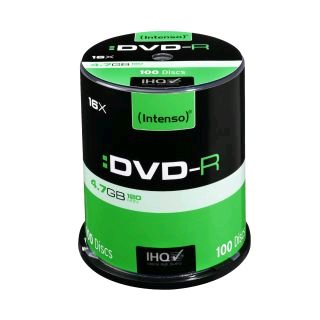 Intenso DVD-R [ cake box 100 | 4.7GB | 16x ]