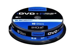 Intenso DVD+R DL Printable 10 pack 8x/8.5GB