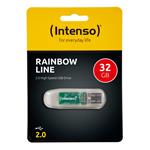 Intenso Rainbow Line 32 GB, biely