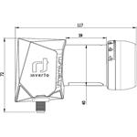 Inverto Premium Single Universal 40 mm PLL, LNB konvertor