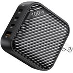 INVZI GanHub nabíjačka, 100W, EU/UK/AU/US, čierna