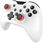 iPega 9111B, bluetooth RGB gamepad pre Android, iOS, PS3, PS4, PC, N-Switch, biely
