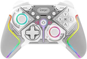 iPega 9666BH Bluetooth RGB Gamepad pre Android, iOS, PS3, PS4, PC, N-Switch, biely