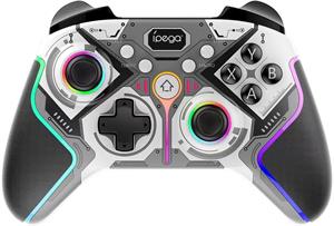 iPega 9666HH Bluetooth RGB Gamepad pre Android, iOS, PS3, PS4, PC, N-Switch, sivý