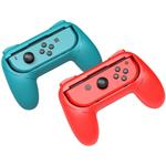 iPega Grip pre Joy-Con ovládače, 2ks, modrý a červený