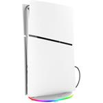 iPega P5S035SA vertikálny stojan, 2xUSB-A s RGB pre PS5 Slim/PS5 Pro, biely