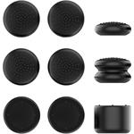 iPega SW2026B silikónové krytky ovládacích páčok JoyCon pre Nintendo Switch 2, 6ks, čierne