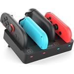 iPega SW2081 nabíjacia stanica pre JoyCon ovládače Nintendo Switch 1/2, čierna
