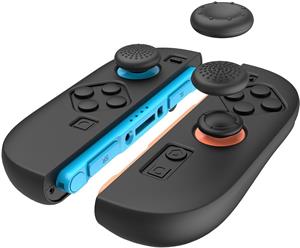 iPega SW2083A silikónové krytky JoyCon ovládačov pre Nintendo Switch 2, čierne