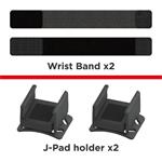 iPega SW2136 športové pásky pre Nintendo Switch 2 JoyCon, čierne