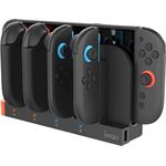 iPega SW2185, nabíjacia stanica pre JoyCon ovládače Nintendo Switch 2, čierna