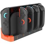 iPega SW2185, nabíjacia stanica pre JoyCon ovládače Nintendo Switch 2, čierna