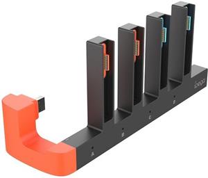 iPega SW2185, nabíjacia stanica pre JoyCon ovládače Nintendo Switch 2, čierna